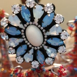 Rhinestone Brooch by Banana Republic